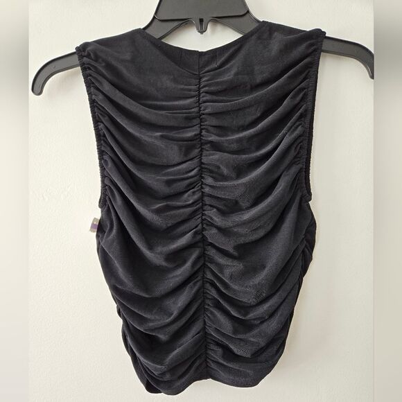 Open Edit Ruched Sleeveless V-neck Top NWOT - Picture 5 of 5